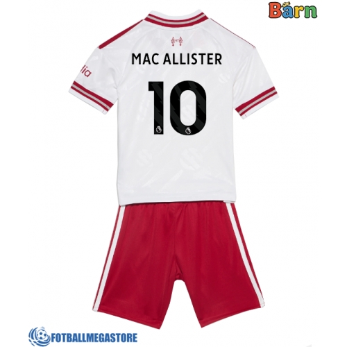 Fotballdrakt Barn Liverpool Alexis Mac Allister #10 Bortedraktsett 2026-27 Kortermet (+ Korte bukser)